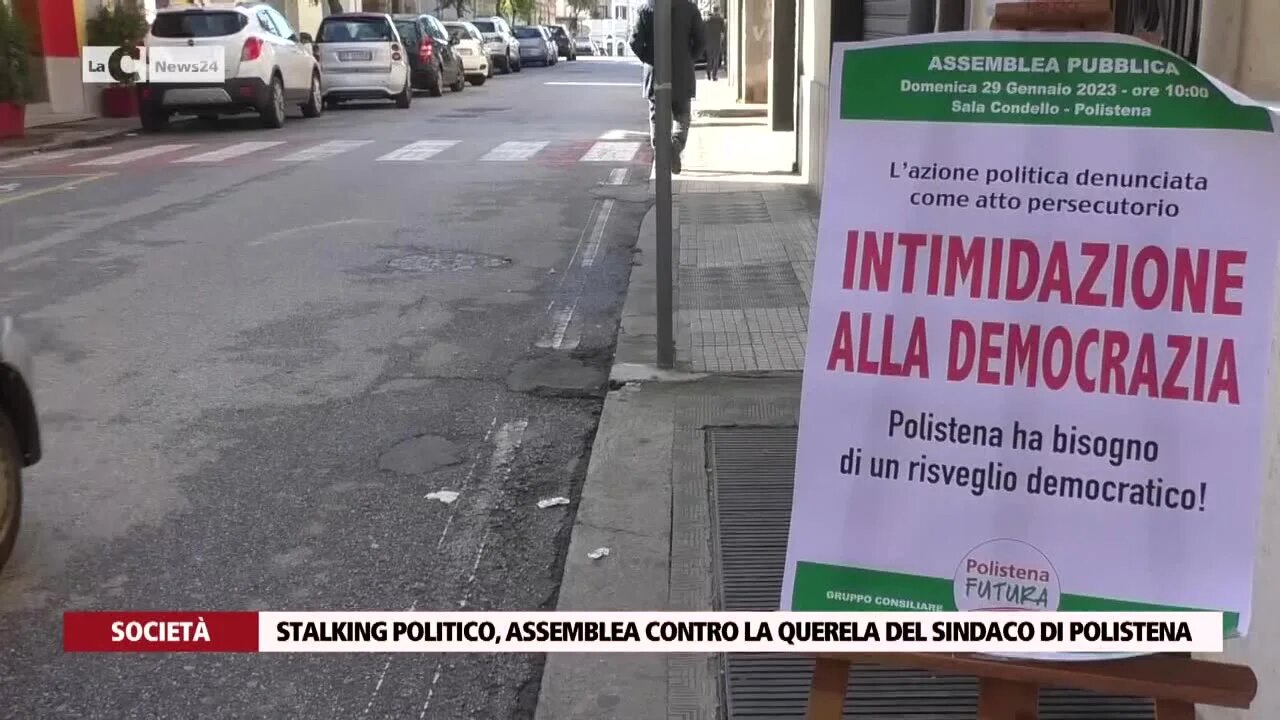 Stalking politico, assemblea contro la querela del sindaco di Polistena