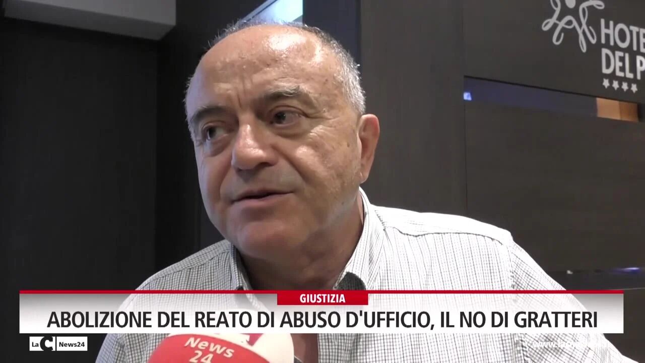 Abolizione del reato di abuso d'ufficio, il no di Gratteri