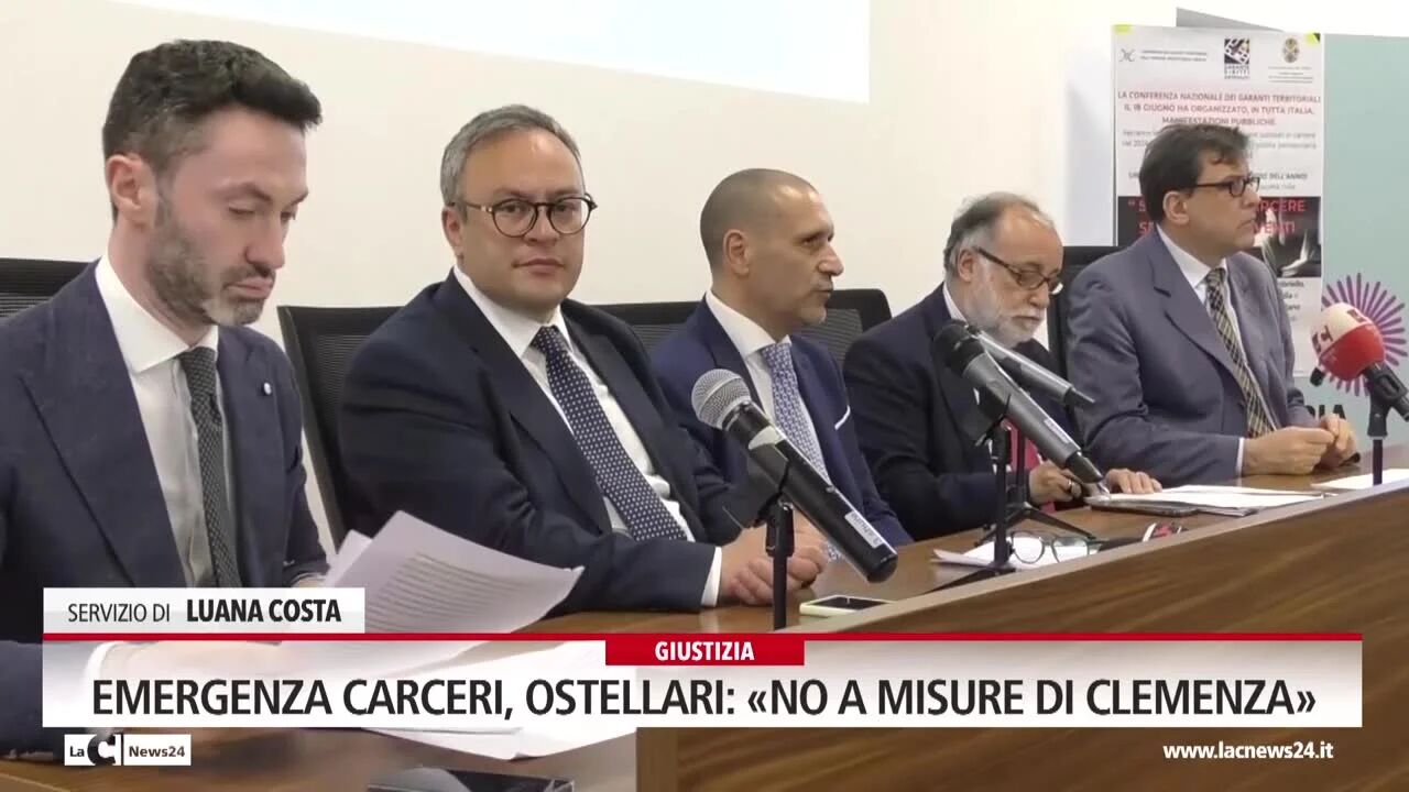 Emergenza carceri, Ostellari: «no a misure di clemenza»
