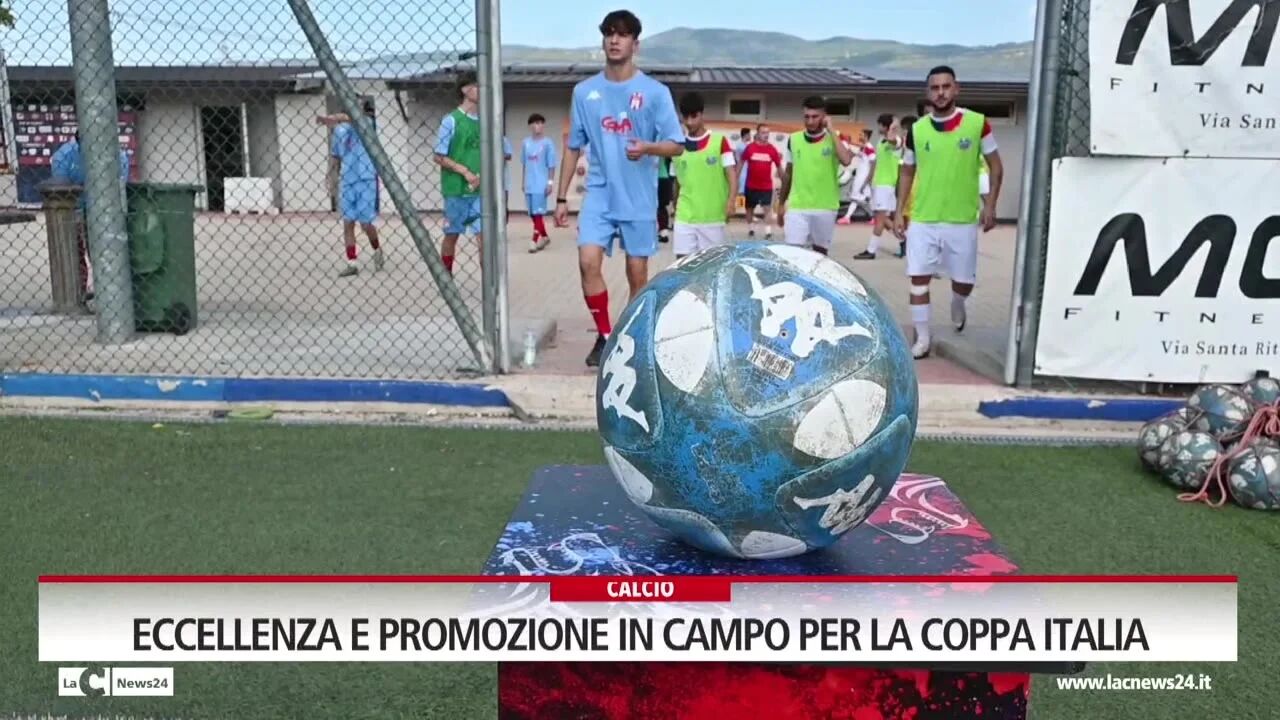 Eccellenza e Promozione in campo per la Coppa Italia