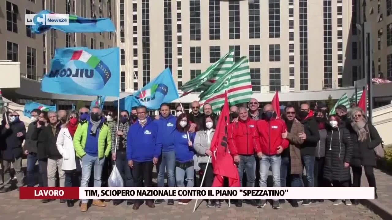 Tim, sciopero nazionale contro il piano "spezzatino"