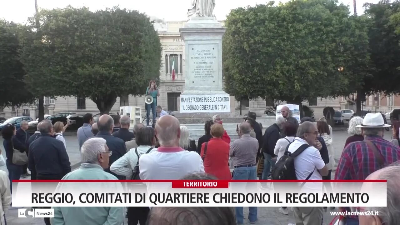 Reggio, comitati di quartiere chiedono il regolamento