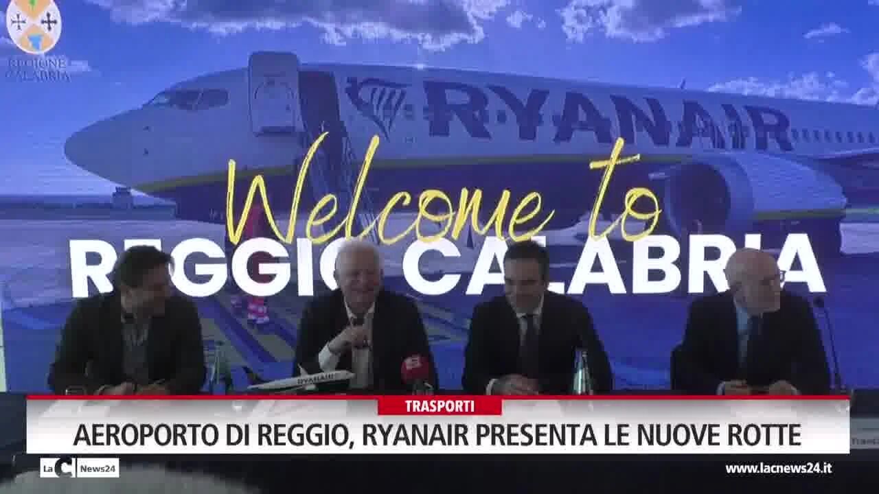 Aeroporto di Reggio, Ryanair presenta le nuove rotte