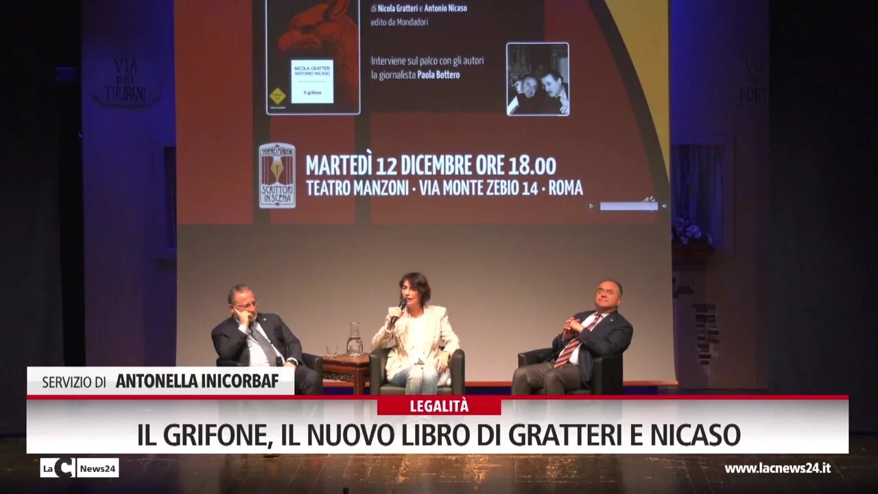 Il Grifone, il nuovo libro di Gratteri e Nicaso