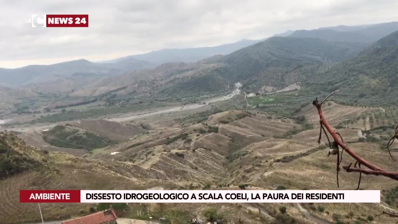 *Dissesto idrogeologico a Scala Coeli, la paura dei residenti