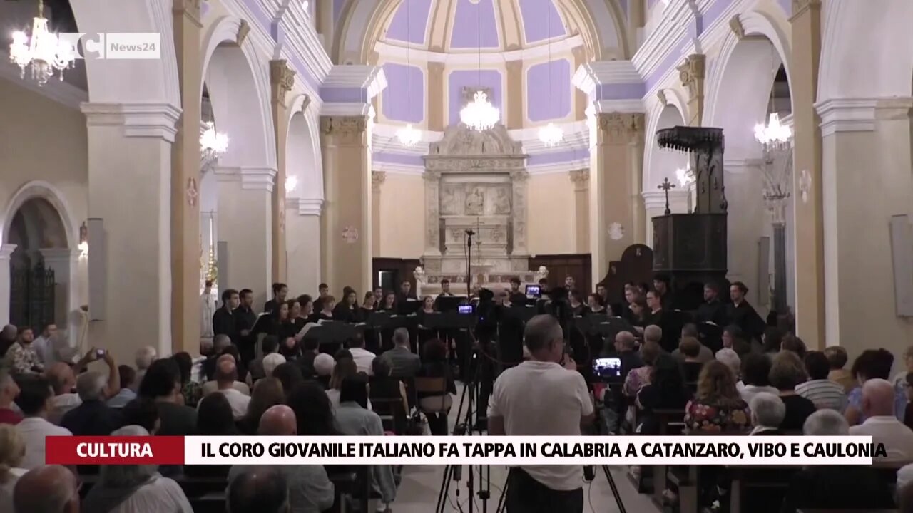 Il coro giovanile italiano fa tappa in Calabria a Catanzaro, Vibo e Caulonia