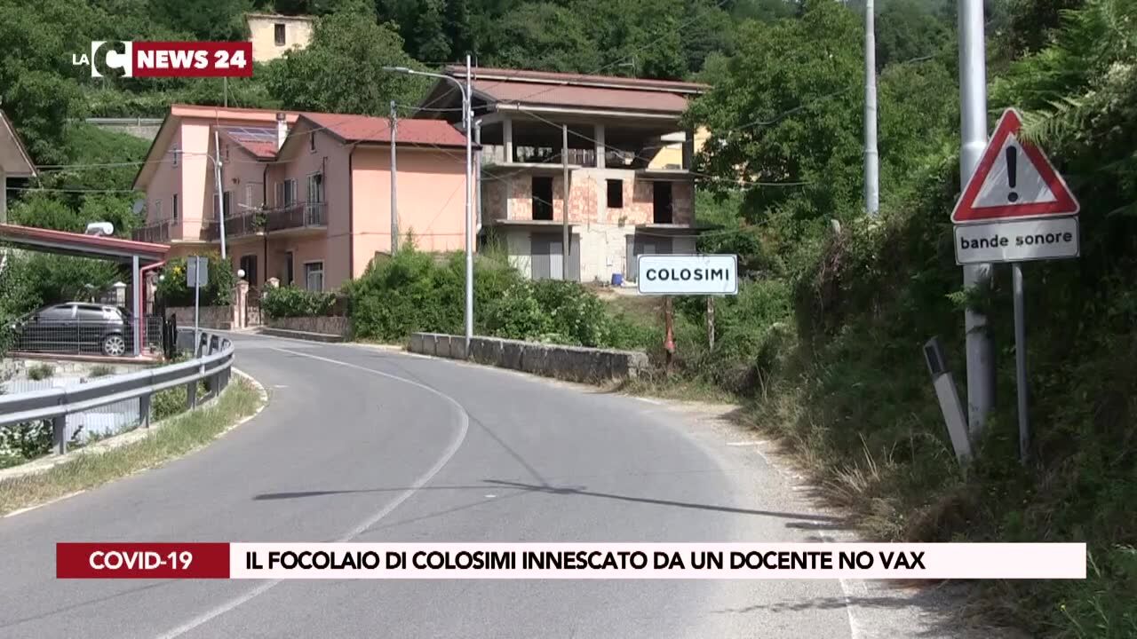 Il focolaio di Colosimi innescato da un docente no vax