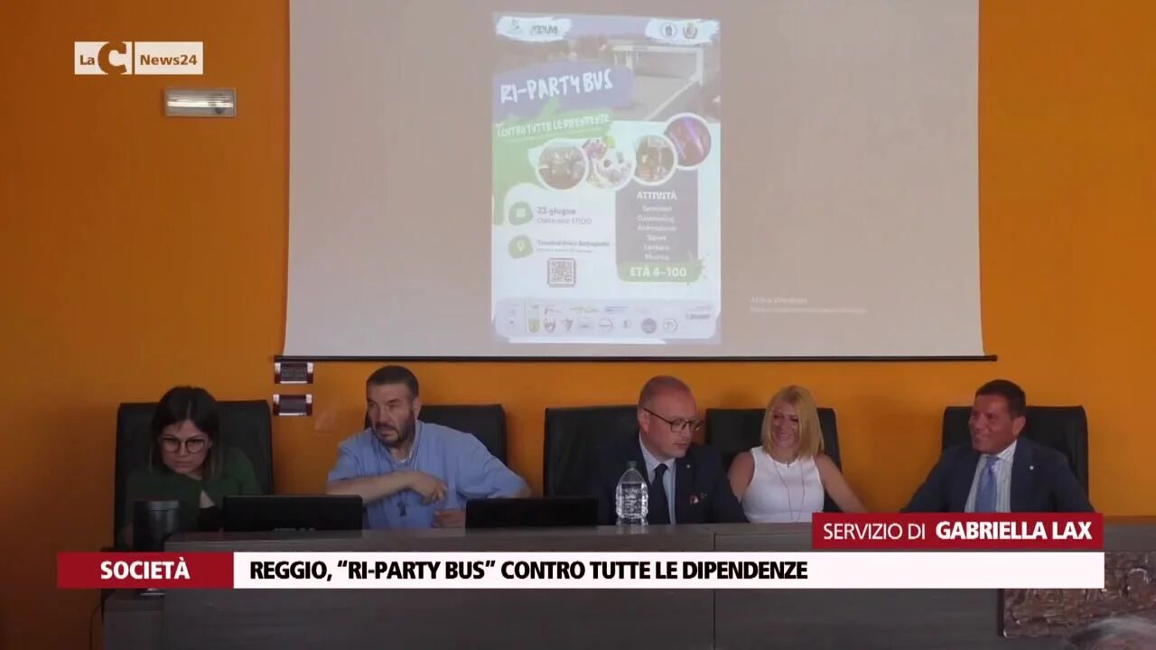 Reggio, “Ri-party bus” contro tutte le dipendenze