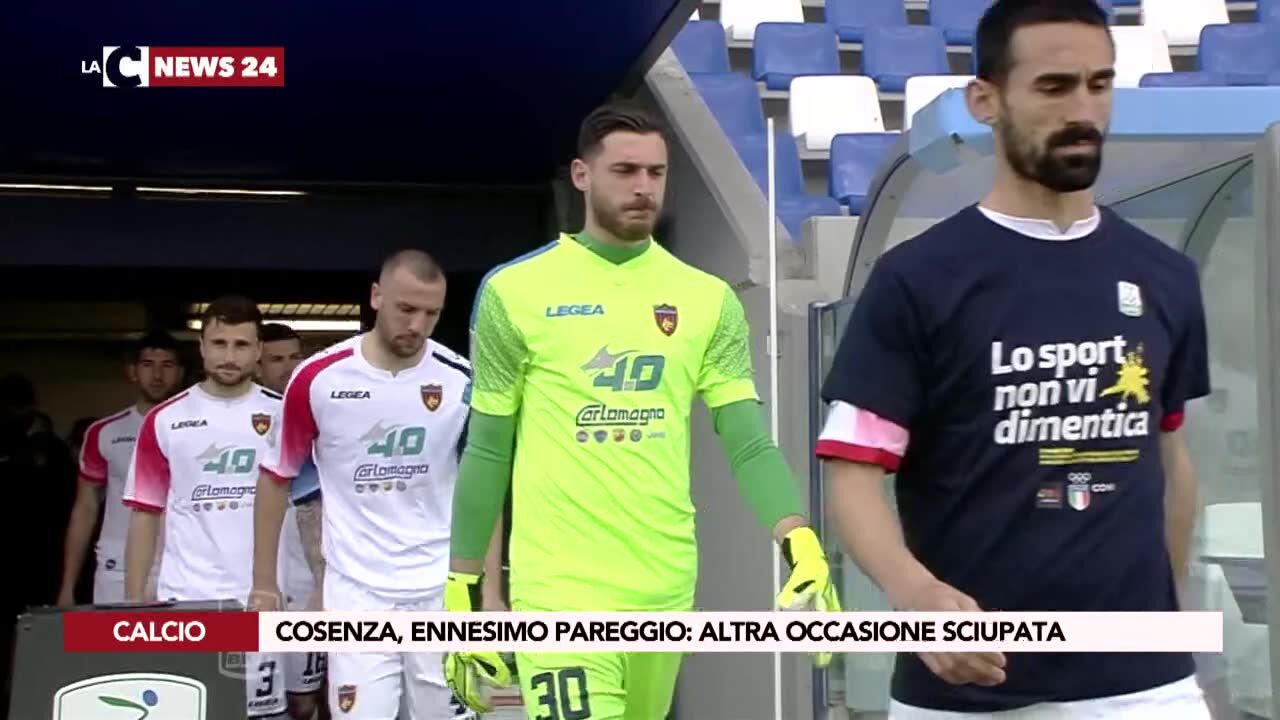 Cosenza, ennesimo pareggio: altra occasione sciupata