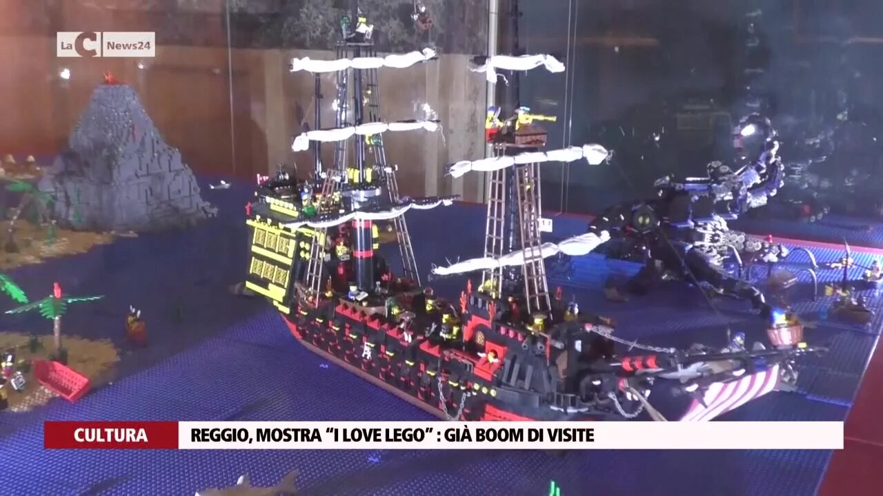 Reggio, mostra “I love Lego”: già boom di visite