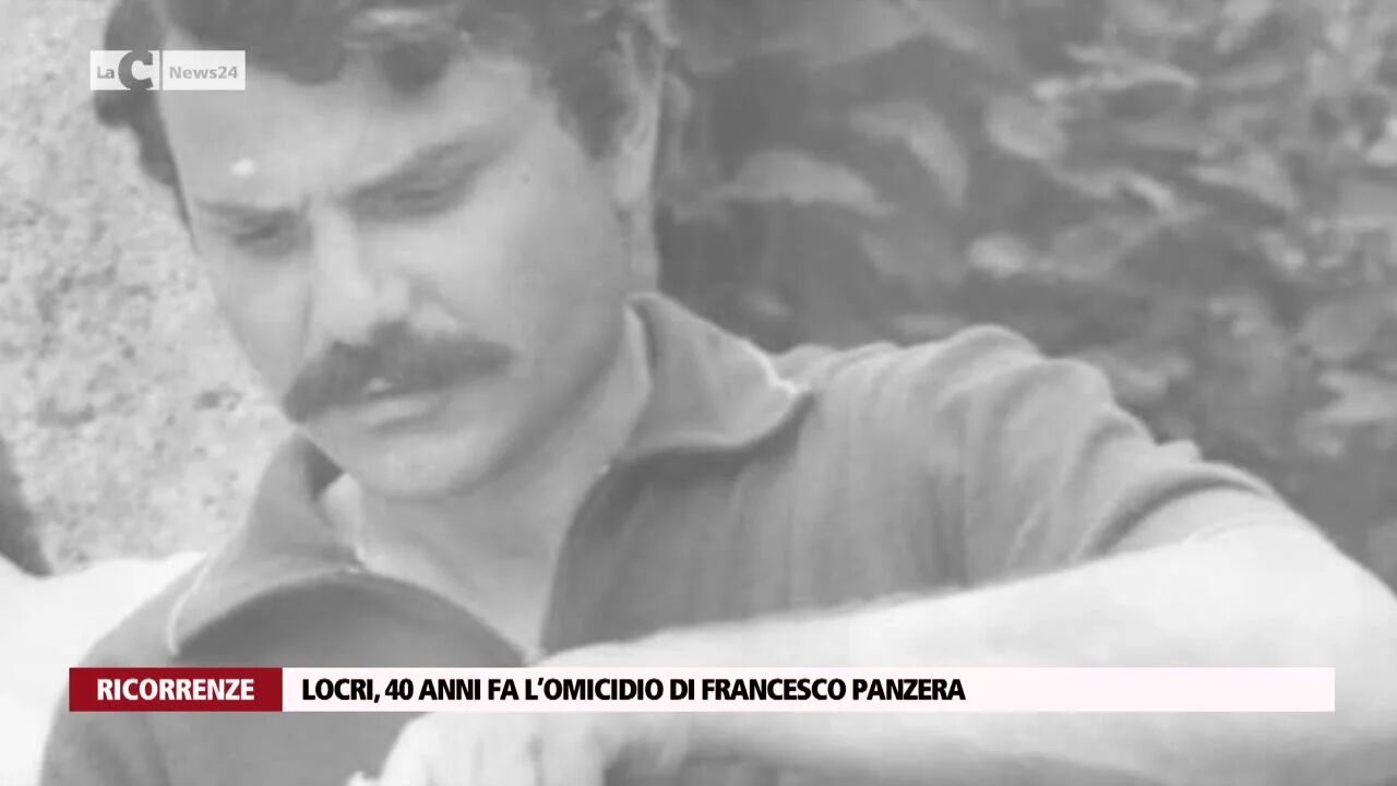 Locri, 40 anni fa l’omicidio di Francesco Panzera