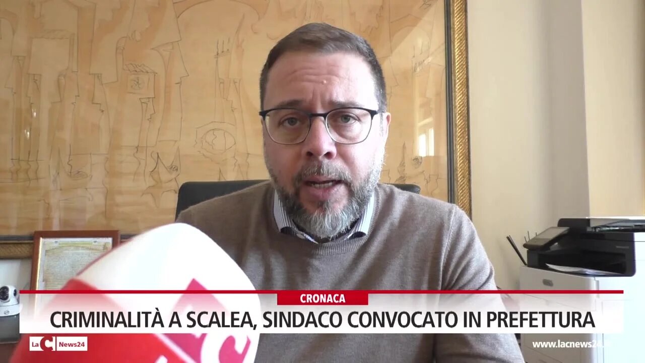 Criminalità a Scalea, sindaco convocato in Prefettura