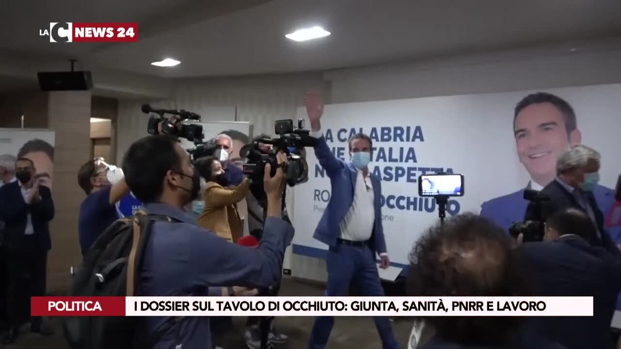 I dossier sul tavolo di Occhiuto: giunta, sanità, pnrr e lavoro