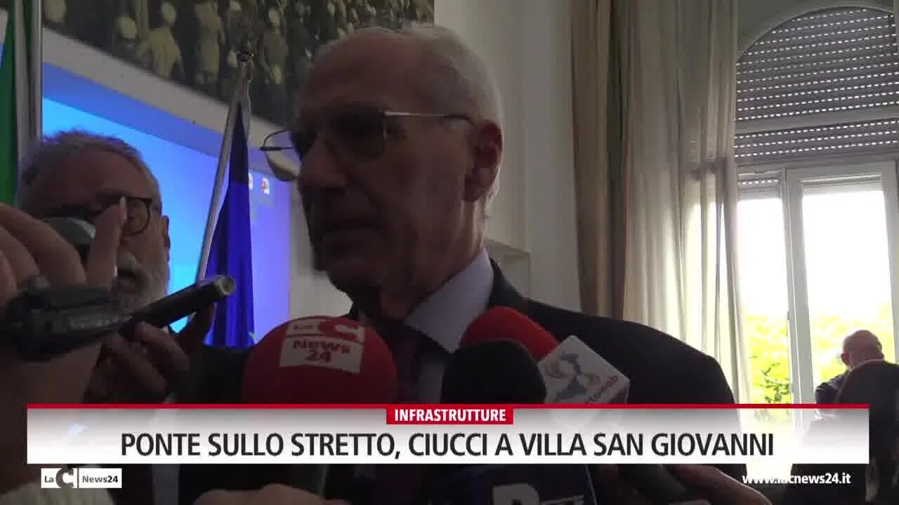 Ponte sullo Stretto, Ciucci a Villa San Giovanni