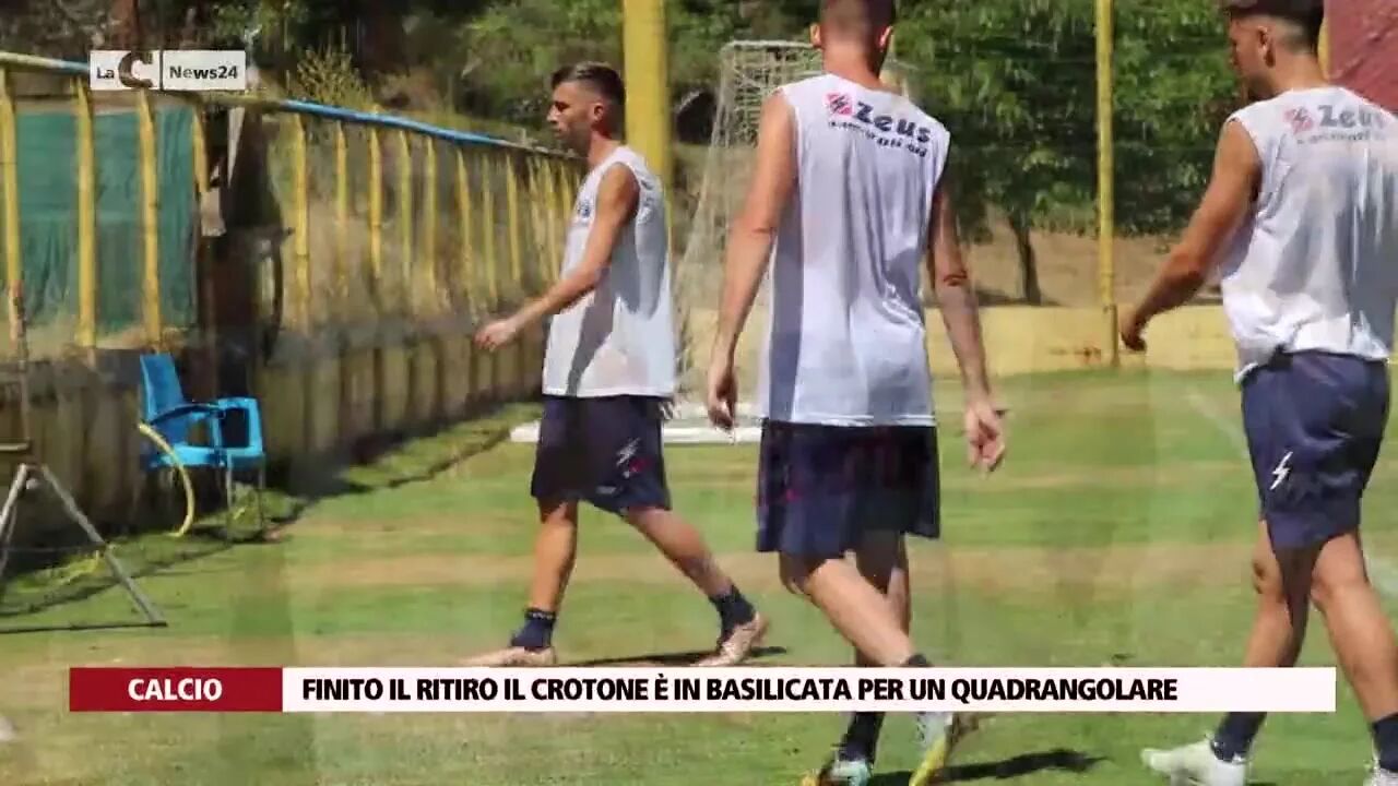 Finito il ritiro, il Crotone è in Basilicata per un quadrangolare