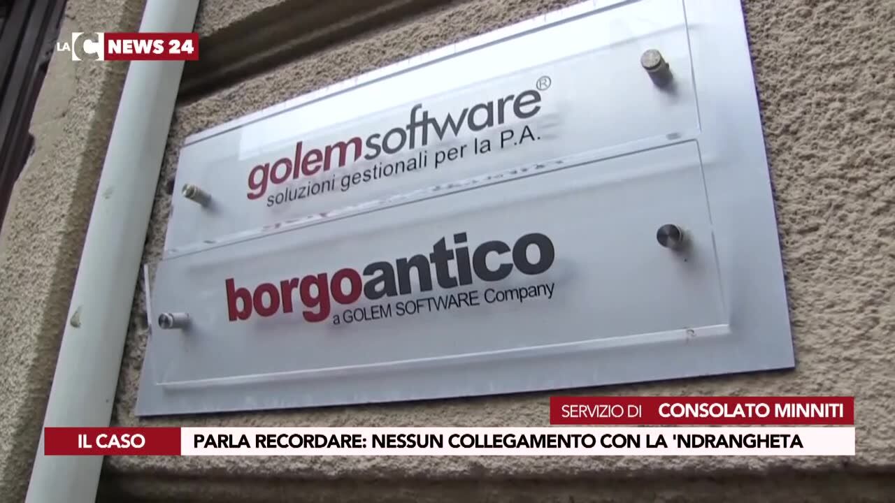 Parla Recordare: «Nessun collegamento con la 'ndrangheta»