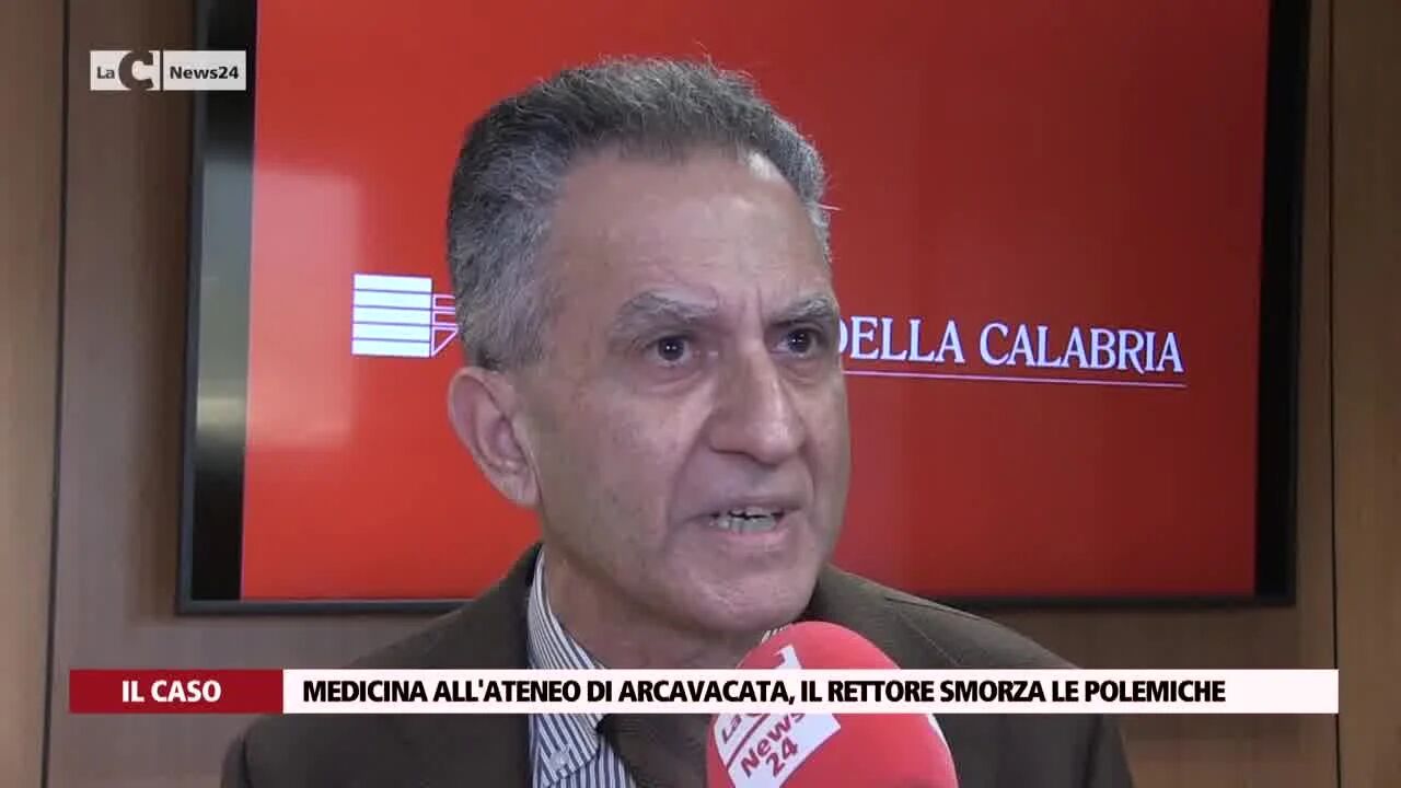 Medicina all'ateneo di Arcavacata, il rettore smorza le polemiche