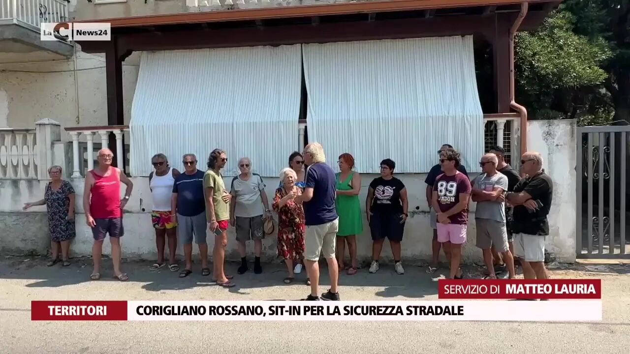 Corigliano Rossano, sit-in per la sicurezza stradale