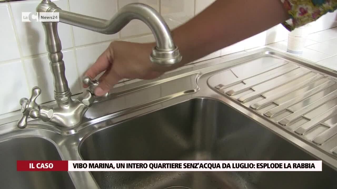 Vibo Marina, un intero quartiere senz'acqua da luglio: esplode la rabbia