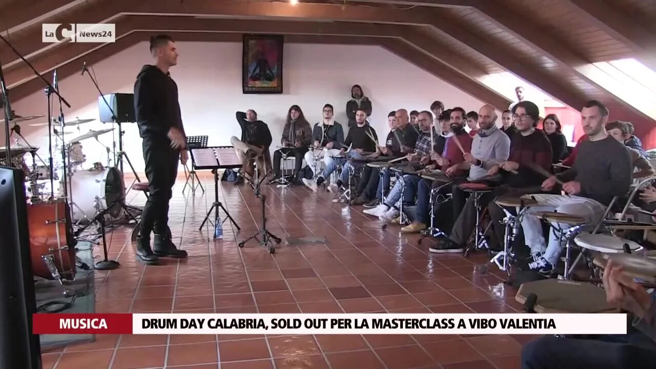 Drum Day Calabria, sold out per la masterclass a Vibo Valentia