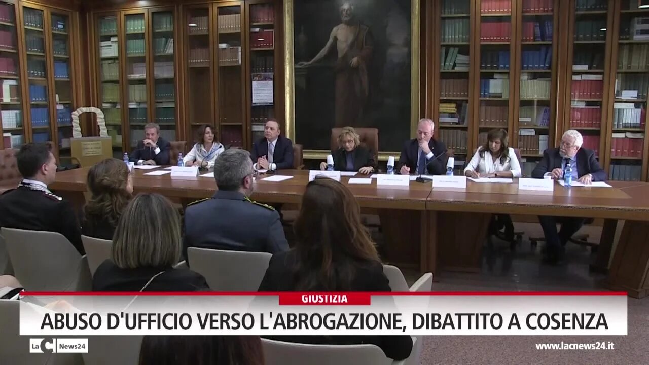 Abuso d'ufficio verso l'abrogazione, dibattito a Cosenza