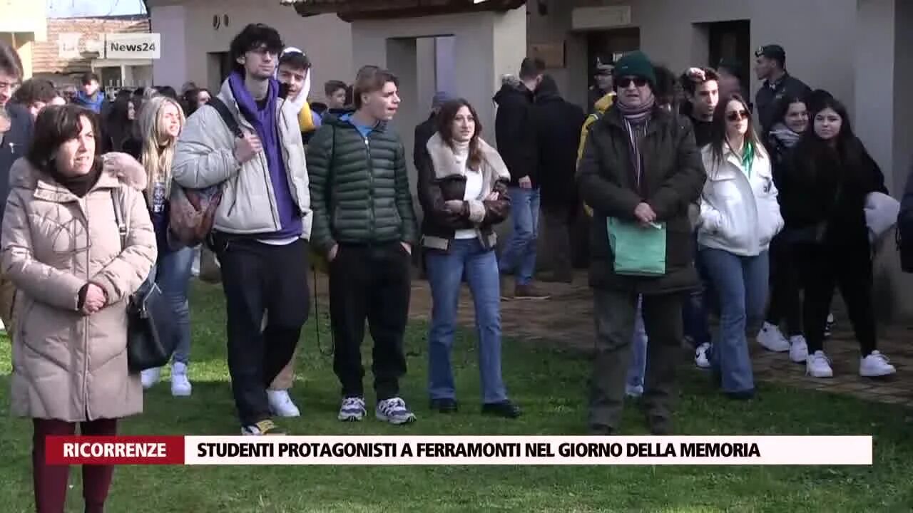 Studenti protagonisti a Ferramonti nel giorno della memoria