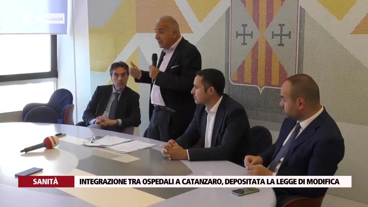 Integrazione tra ospedali a Catanzaro, depositata la legge di modifica