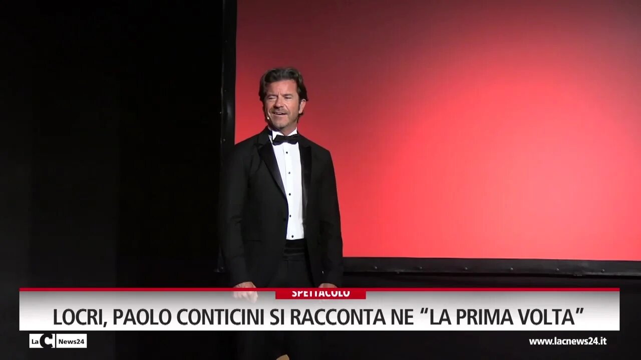 “La prima volta” di Paolo Conticini a Locri trionfa tra risate e applausi al Palazzo della cultura