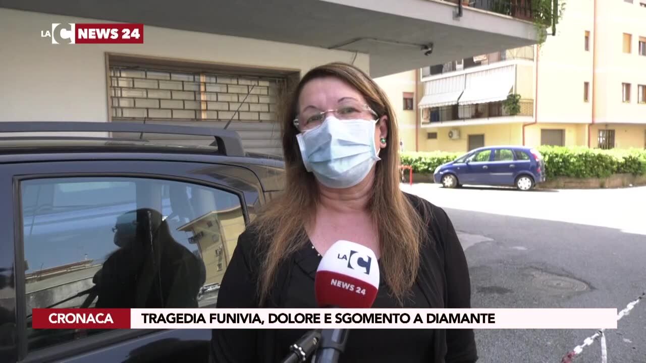 Tragedia funivia, dolore e sgomento a Diamante