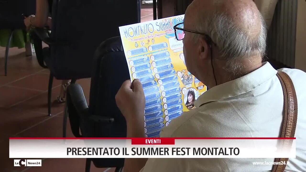Presentato il Summer Fest Montalto
