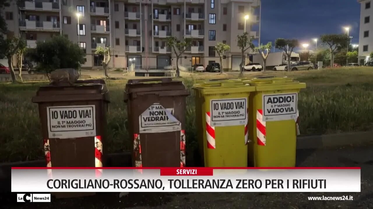 Corigliano-Rossano, tolleranza zero per i rifiuti