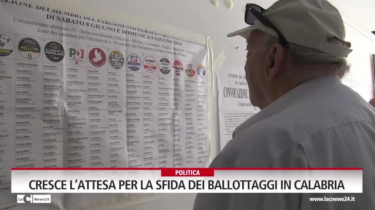 Cresce l’attesa per la sfida dei ballottaggi in Calabria