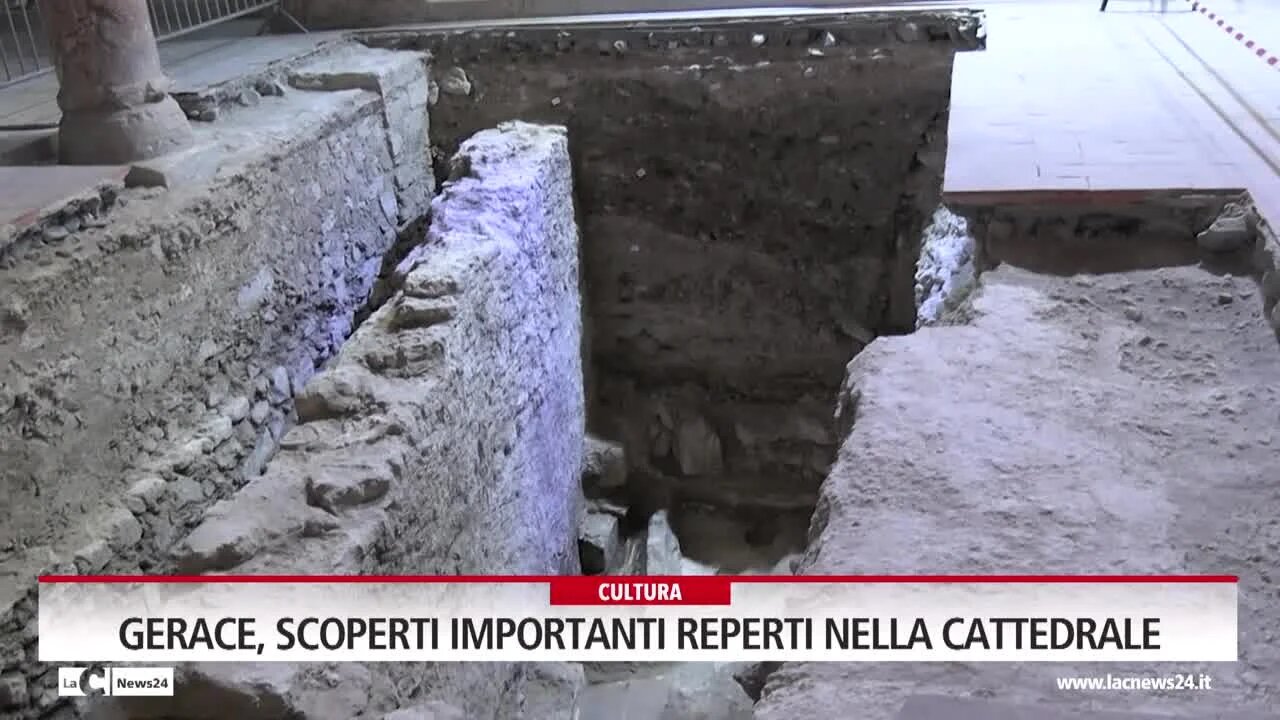 Gerace, straordinari ritrovamenti nella cattedrale. L’archeolgo Lico: «Mai visto qualcosa di simile»