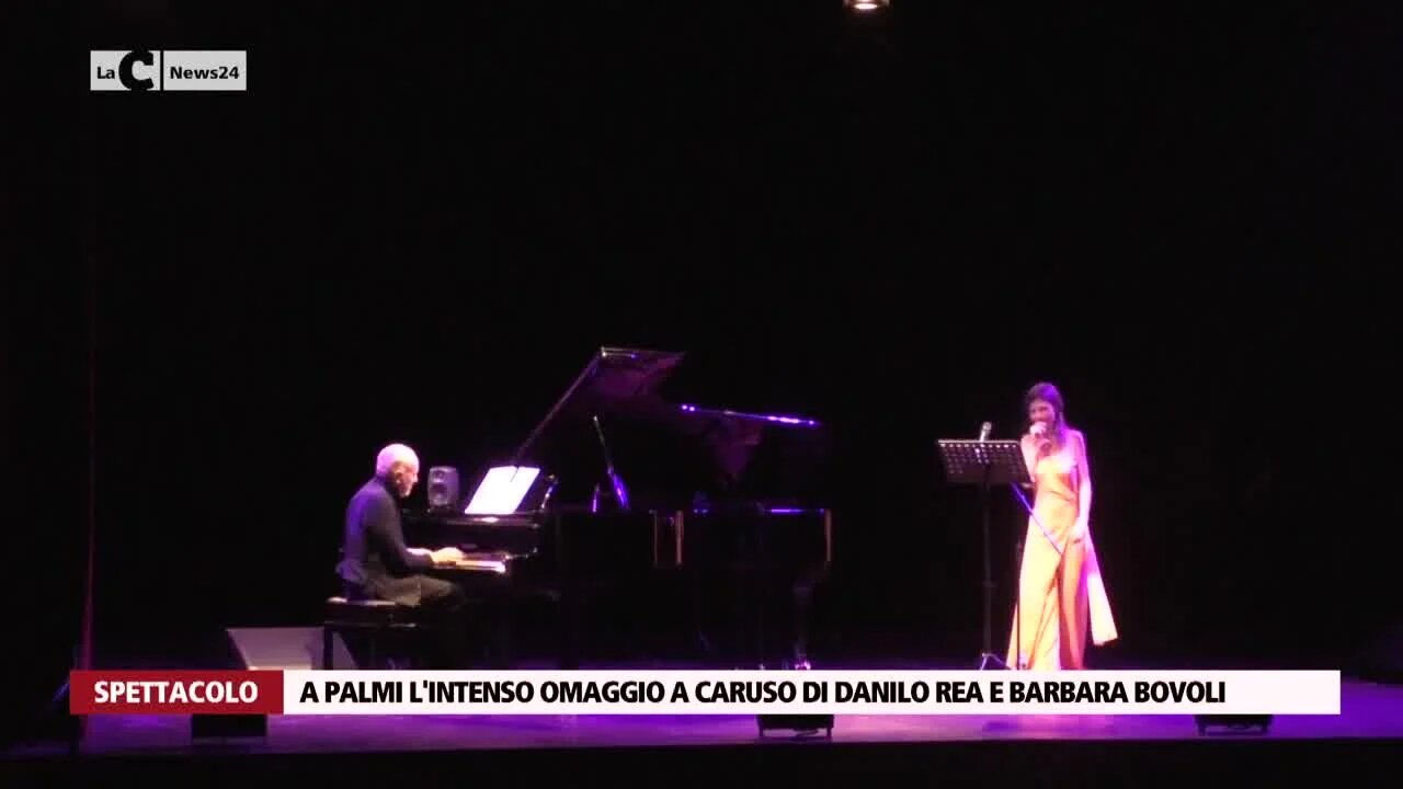 A Palmi l'intenso omaggio a Caruso di Danilo Rea e Barbara Bovoli