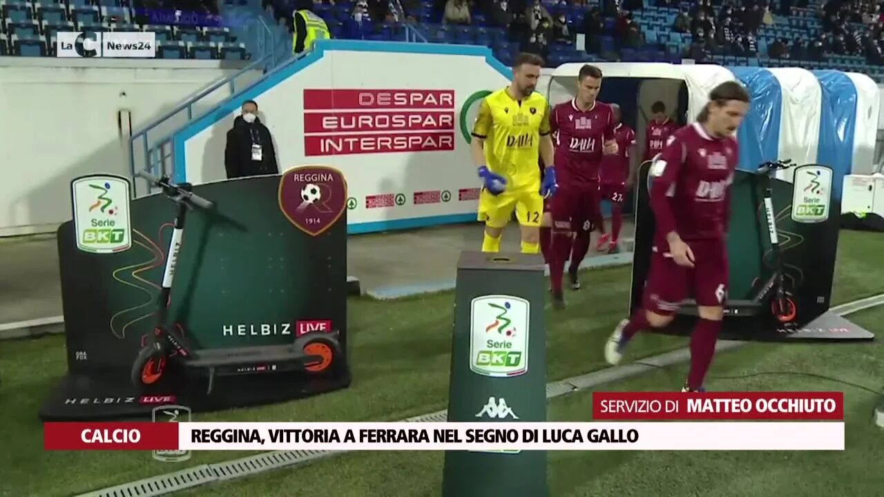Reggina, vittoria a Ferrara nel segno di Luca Gallo