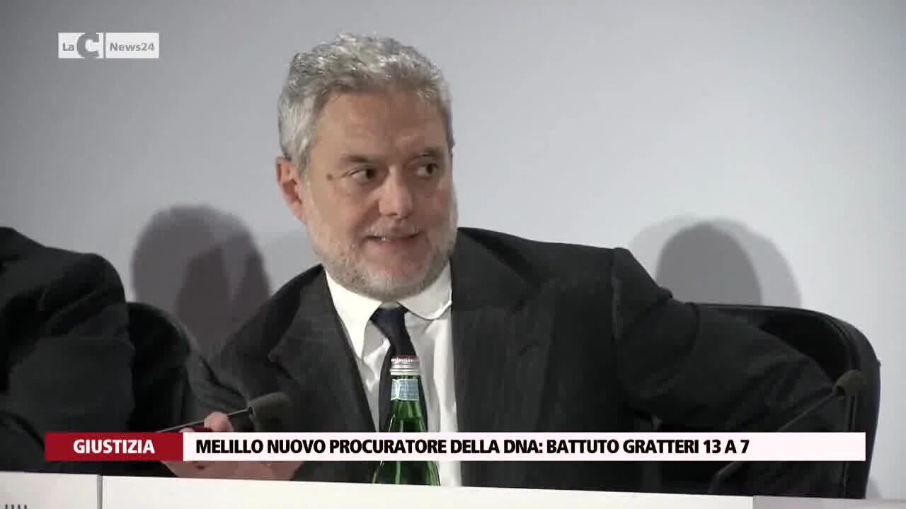 Melillo nuovo procuratore della Dna: battuto Gratteri 13 a 7