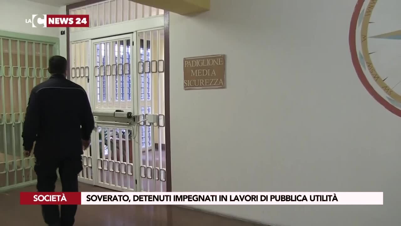 Soverato, detenuti impegnati in lavori di pubblica utilità