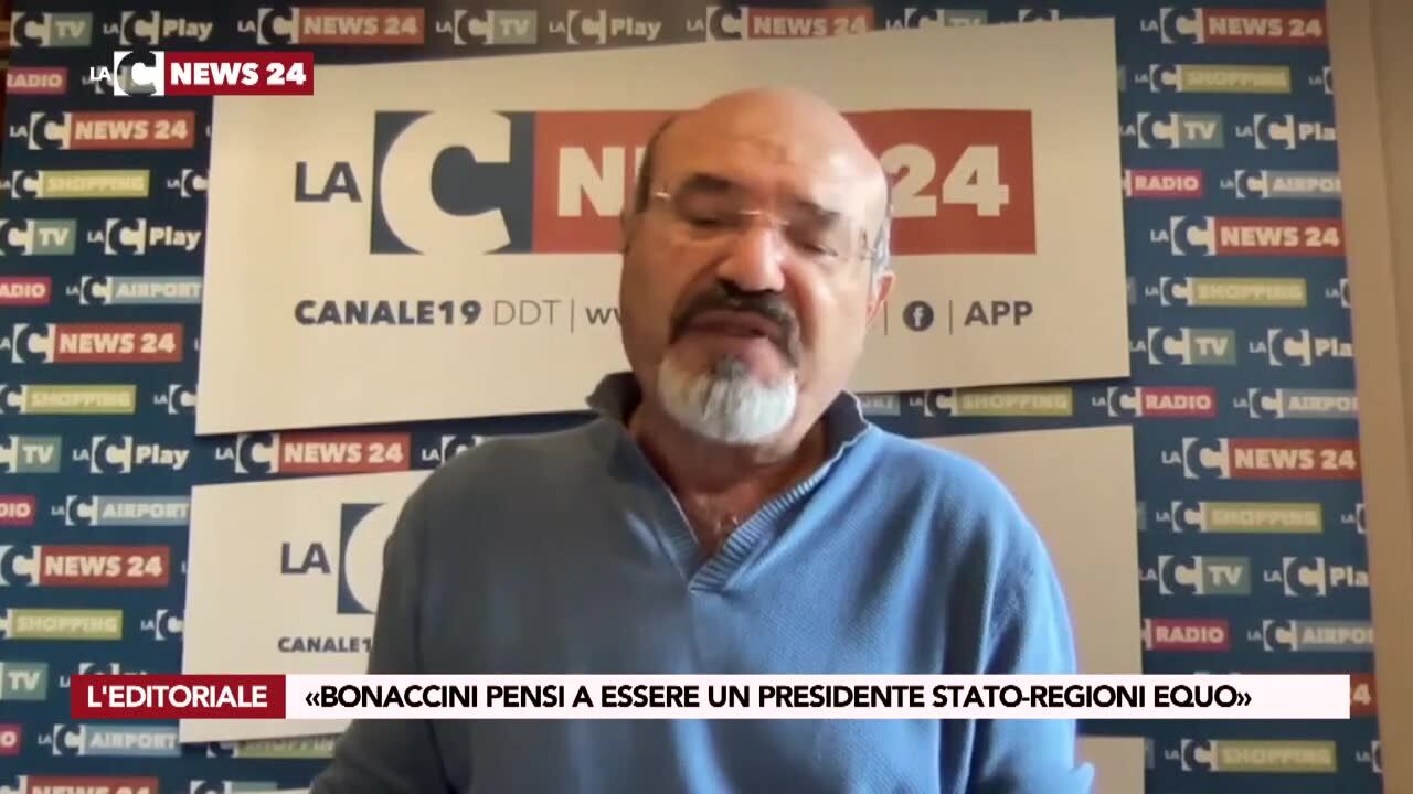 «Bonaccini pensi a essere un presidente Stato-Regioni equo»