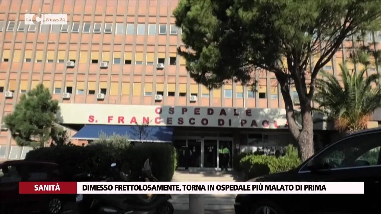 Dimesso frettolosamente, torna in ospedale più malato di prima