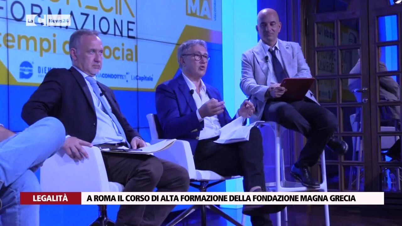 A Roma il corso di alta formazione della Fondazione Magna Grecia