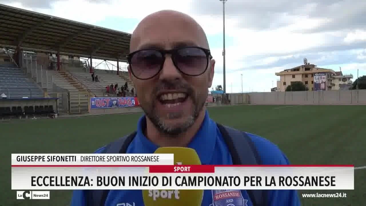 Eccellenza: buon inizio di campionato per la Rossanese