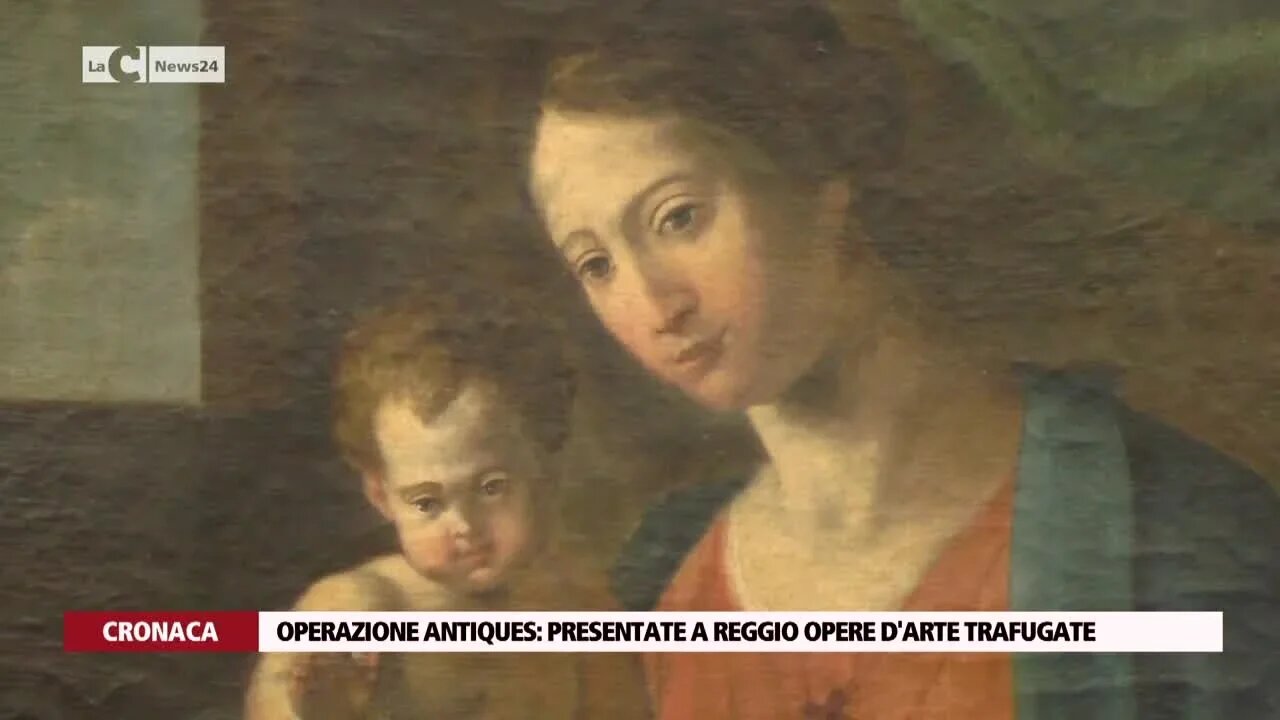 Operazione Antiques, presentate a Reggio opere d'arte trafugate