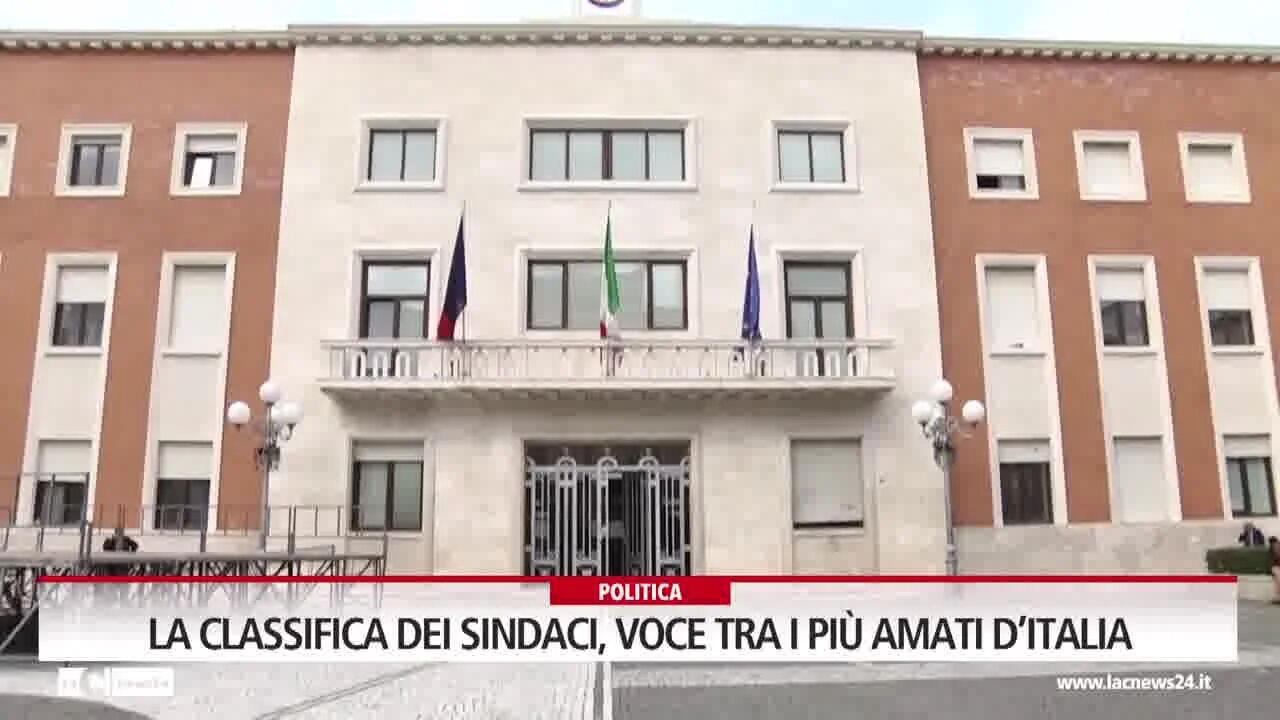 La classifica dei sindaci, voce tra i più amati d’Italia
