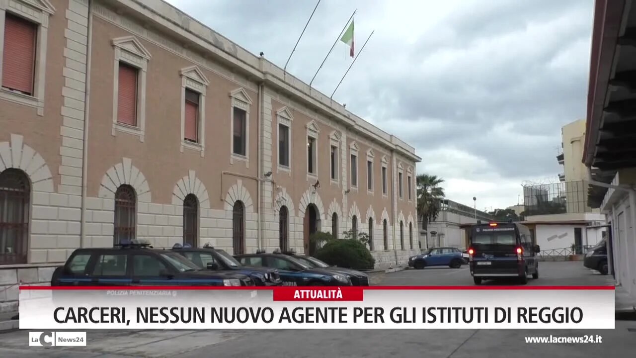 Carceri, nessun nuovo agente per gli istituti di Reggio