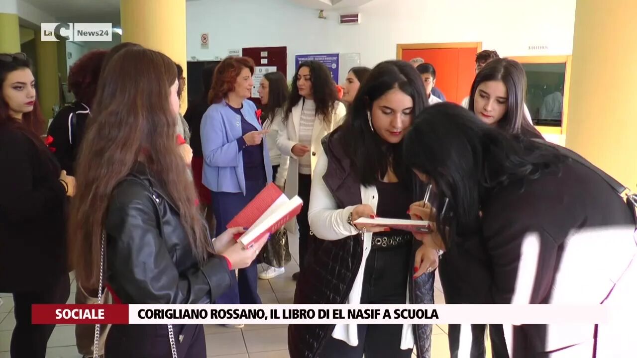Corigliano Rossano, il libro di El Nasif a scuola