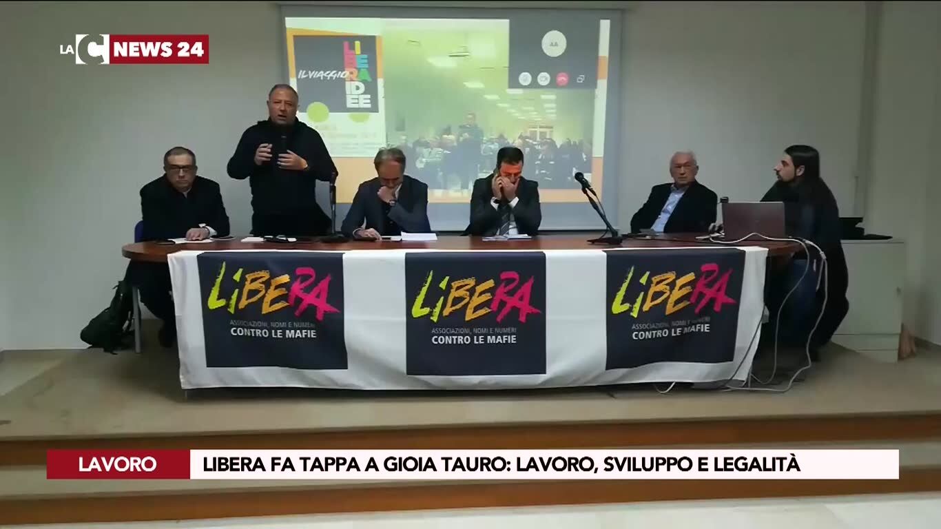 Libera fa tappa a Gioia Tauro: lavoro, sviluppo e legalità
