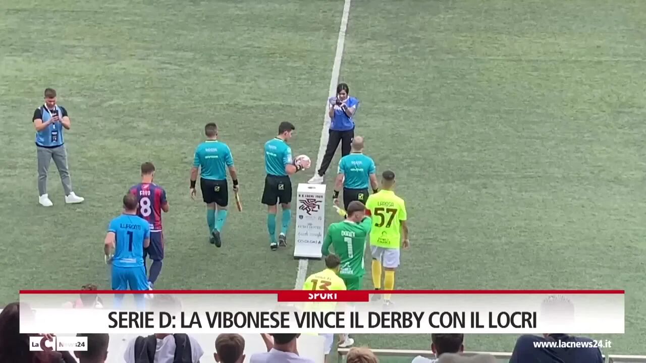 Serie D: la Vibonese vince il derby con il Locri