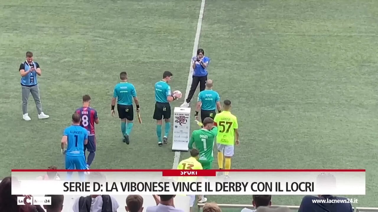 Serie D: a Locri fa festa la Vibonese, una rete di Terranova decide il derby del Macrì