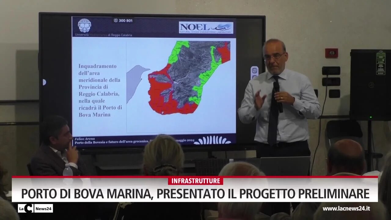 Porto di Bova Marina, presentato il progetto preliminare