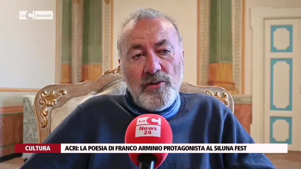 Acri la poesia di Franco Arminio protagonista al Siluna Fest